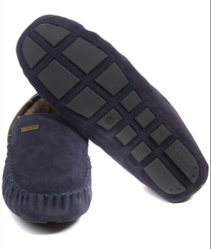 Navy Monty Slippers
