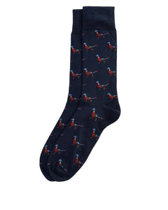 Navy Marvin Socks