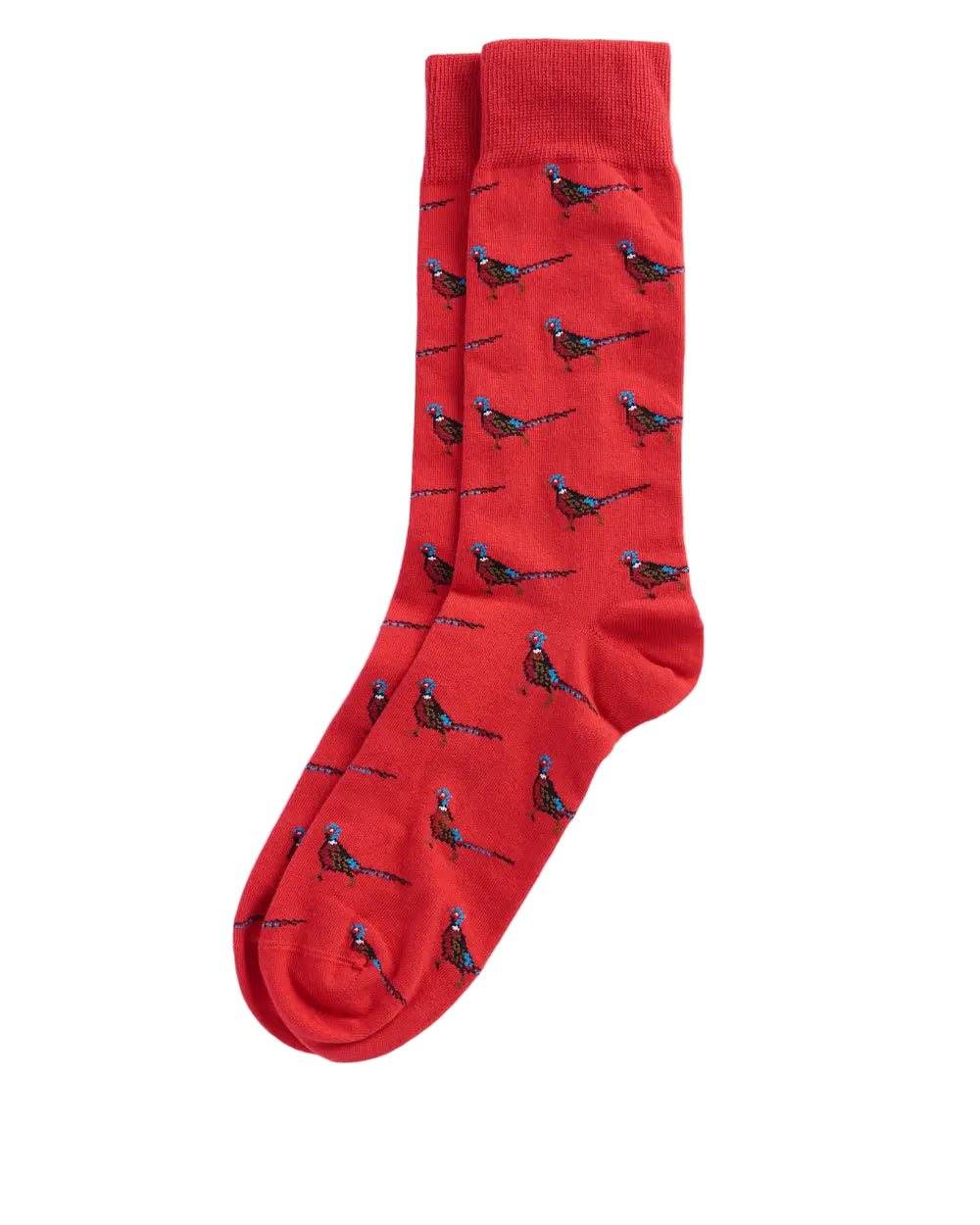 Red Marvin Socks