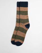 Load image into Gallery viewer, Brown Houghton Stripe Socks
