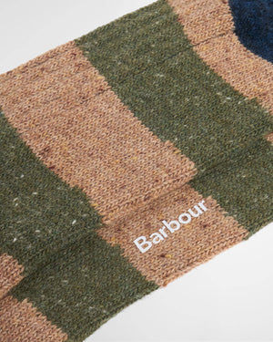 Brown Houghton Stripe Socks