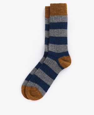 Grey Houghton Stripe Socks