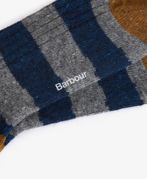 Grey Houghton Stripe Socks