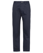 Load image into Gallery viewer, Navy Sueded Sateen Trousers
