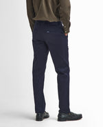 Load image into Gallery viewer, Navy Sueded Sateen Trousers
