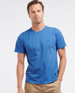 Load image into Gallery viewer, Barbour Garment Dyed T-Shirt Blue
