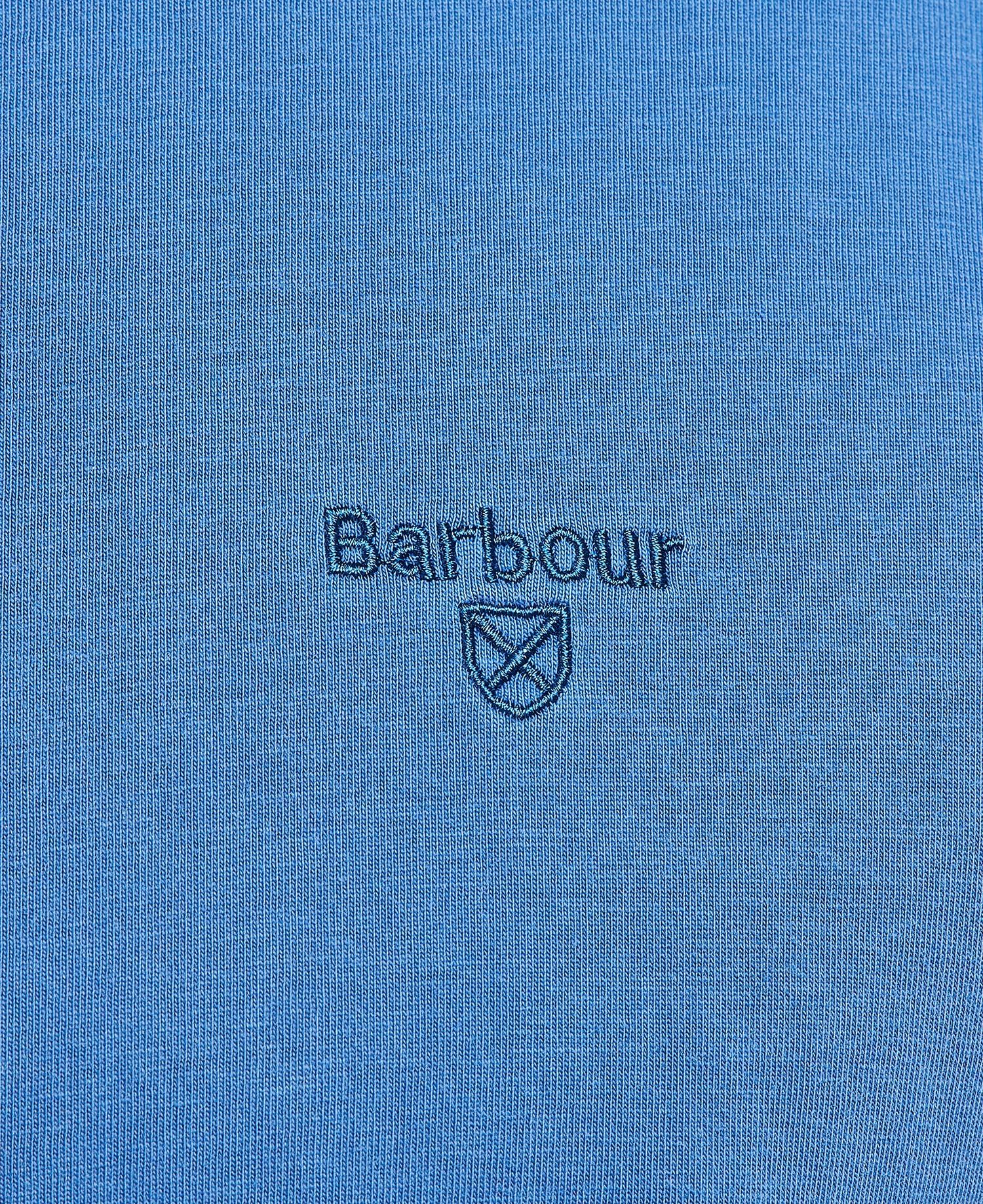 Barbour Garment Dyed T-Shirt Blue