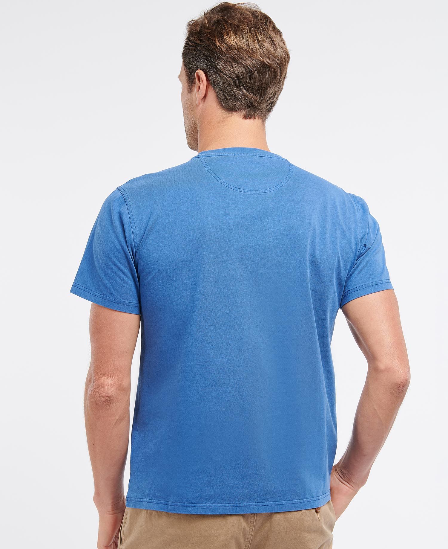 Barbour Blue Garment Dyed T-Shirt