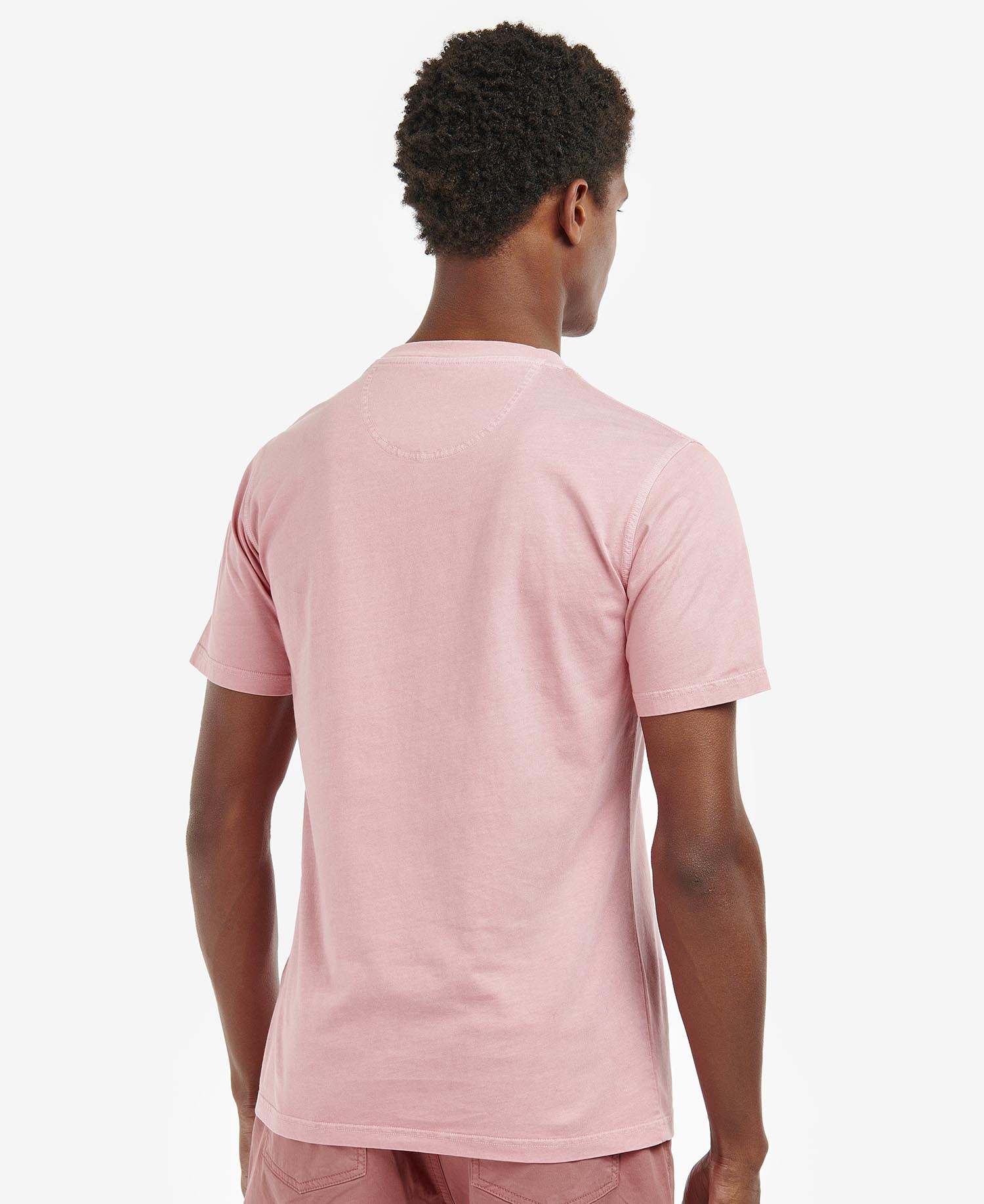 Barbour Pink Garment Dyed T-Shirt