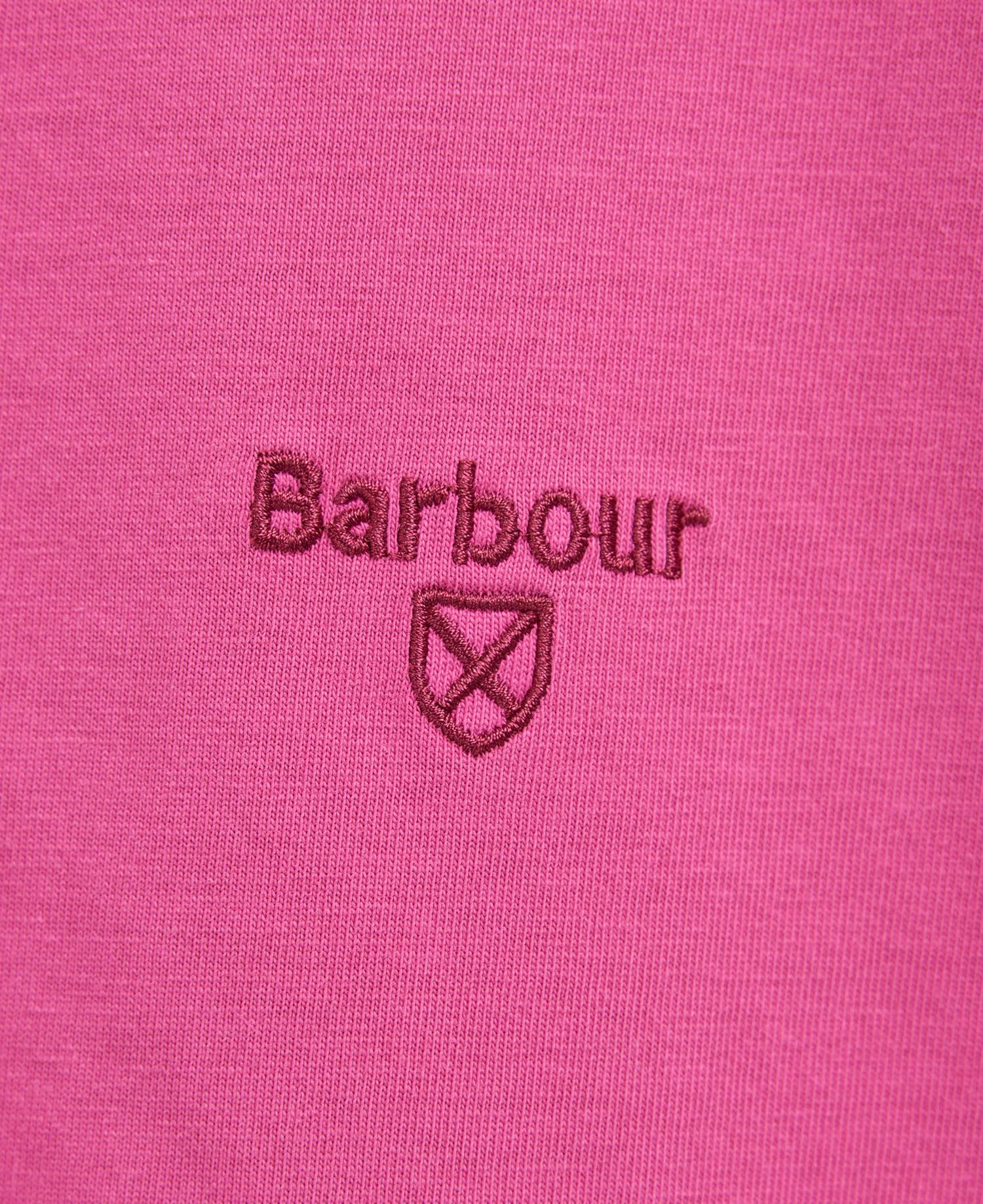 Barbour Garment Dyed T-Shirt Fuchsia
