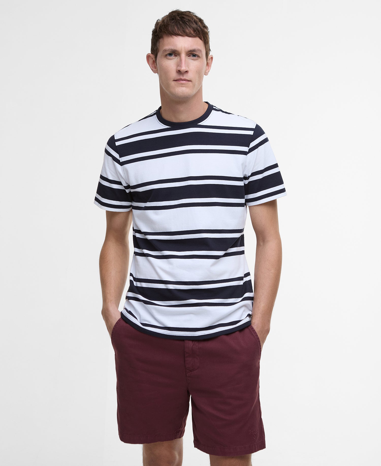 Barbour Navy Colts Stripe T-Shirt