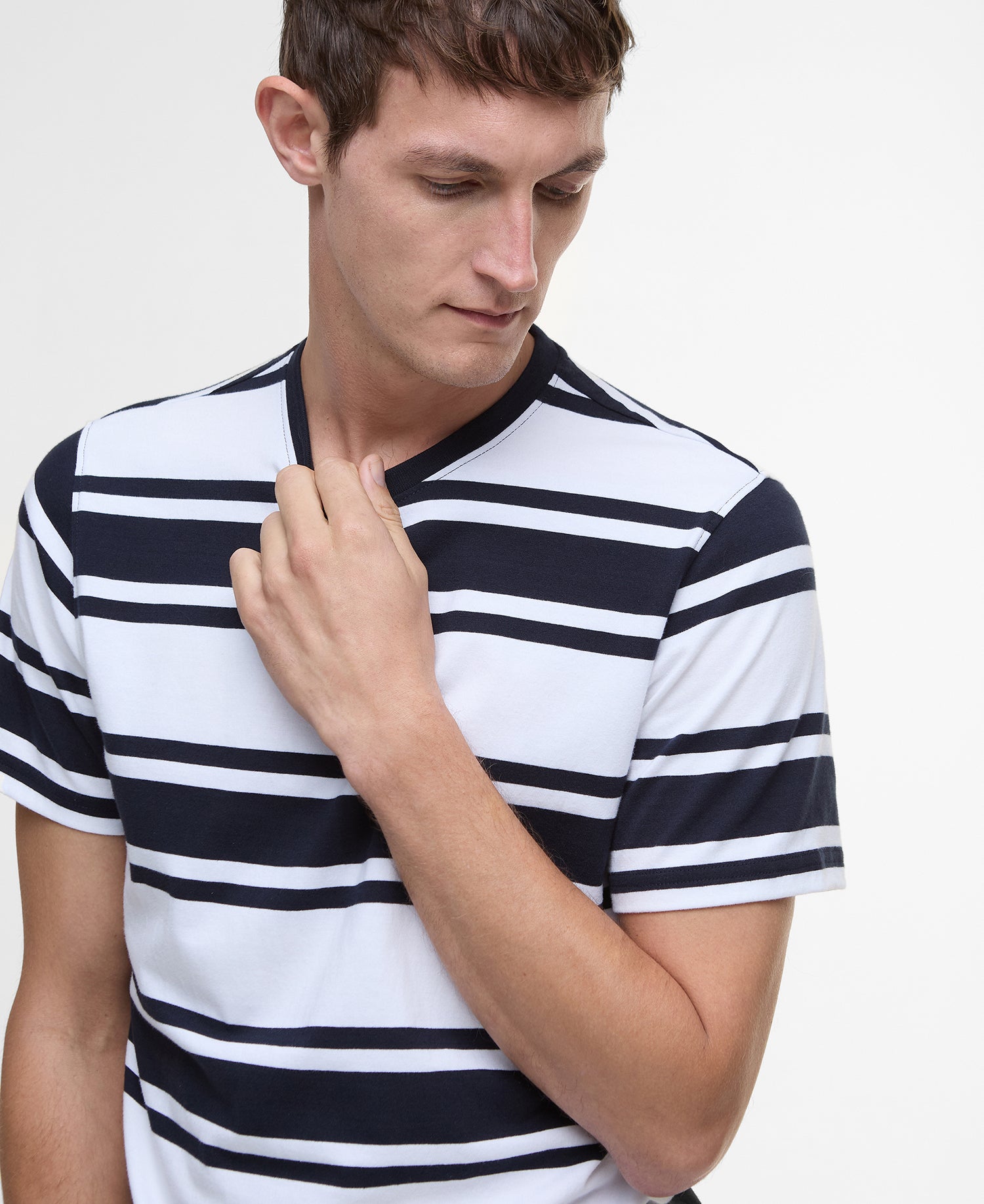 Barbour Navy Colts Stripe T-Shirt