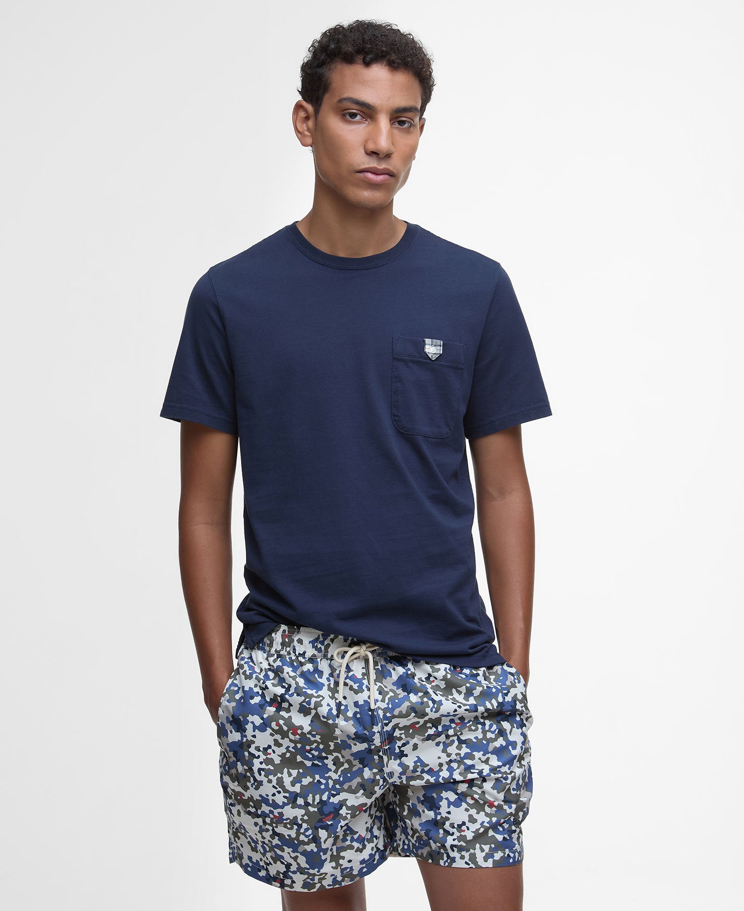 Barbour navy Tothill T-Shirt