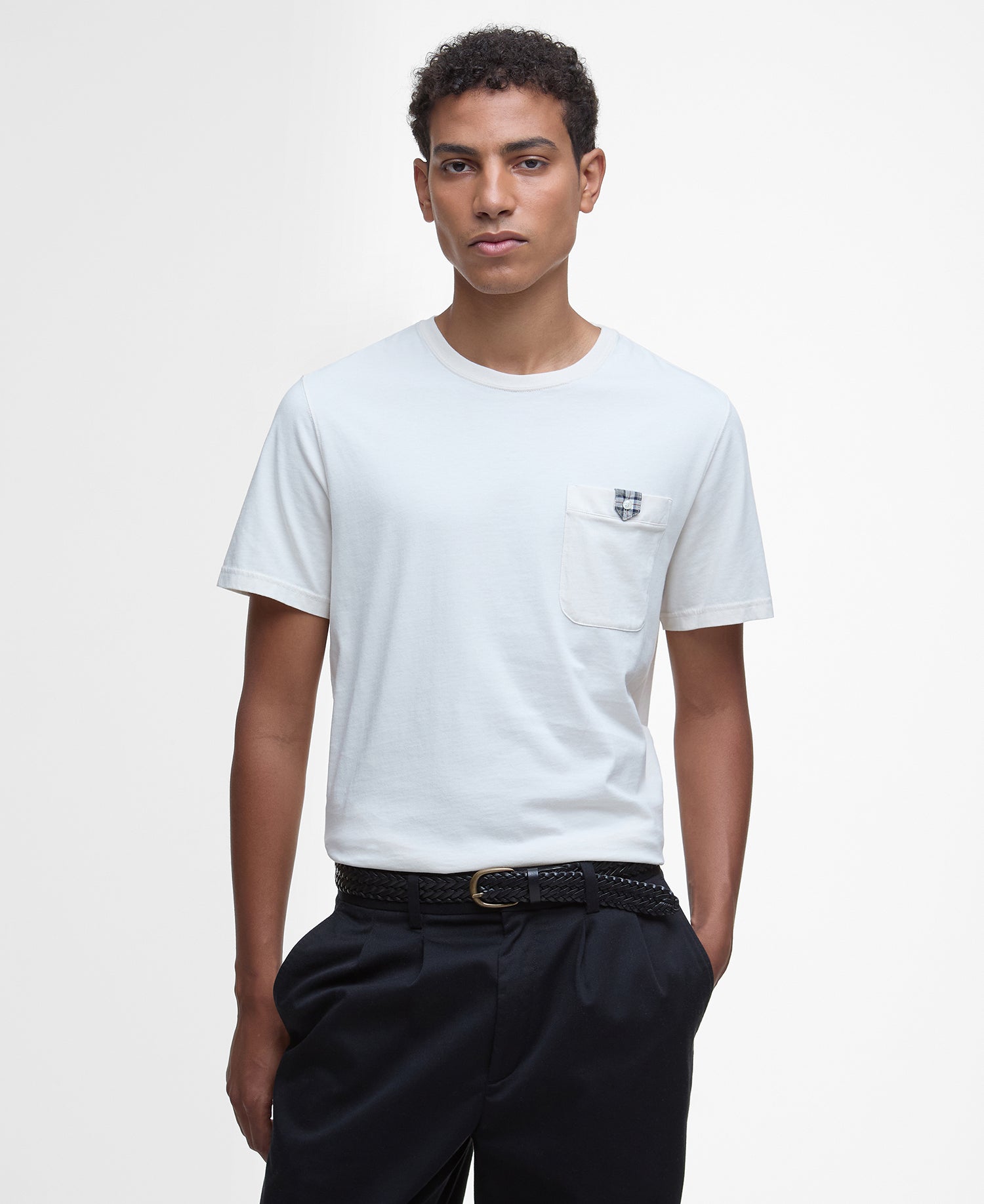 Barbour White Tothill T-Shirt