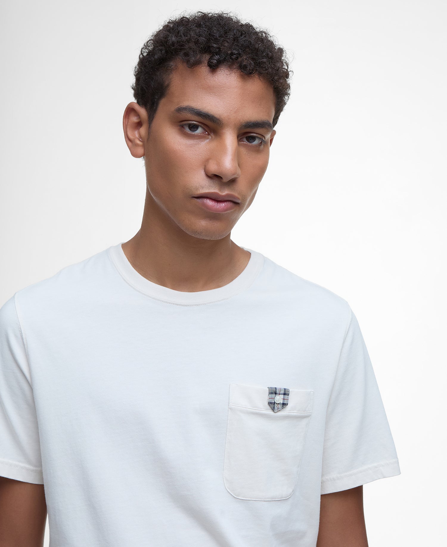 Barbour White Tothill T-Shirt