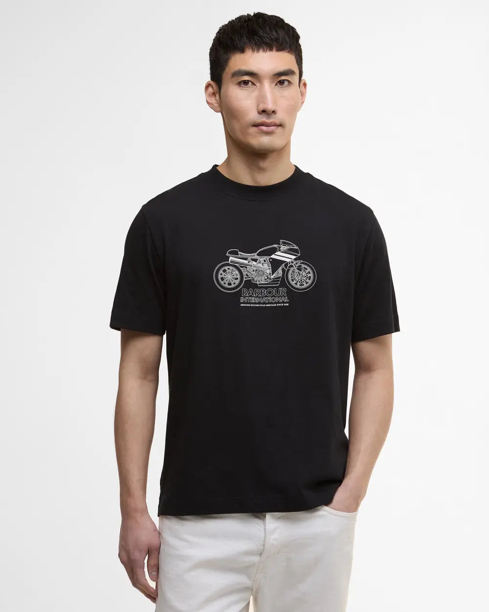 Black Topher Motorbike T-Shirt