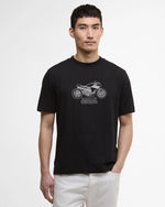 Load image into Gallery viewer, Black Topher Motorbike T-Shirt
