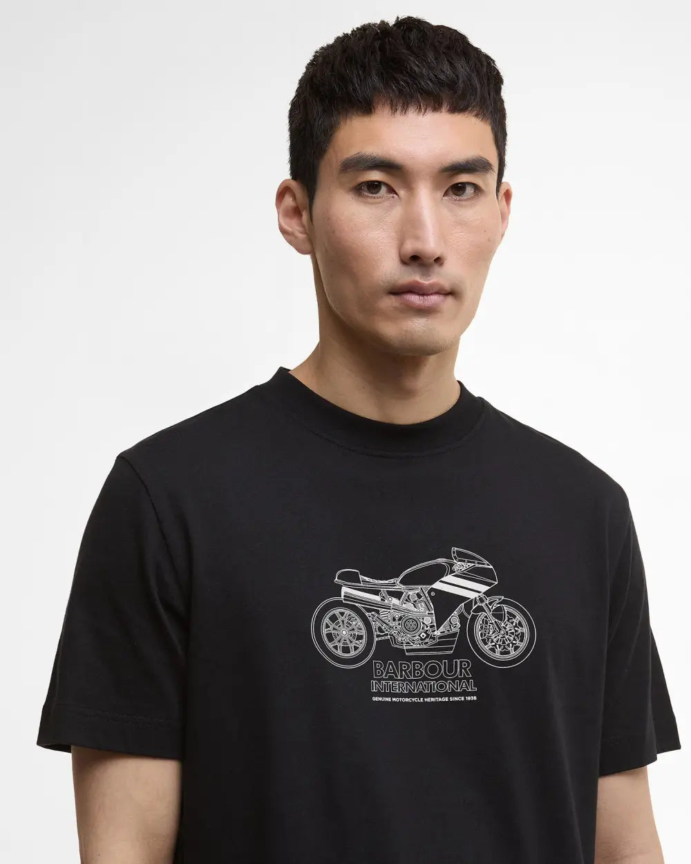 Black Topher Motorbike T-Shirt