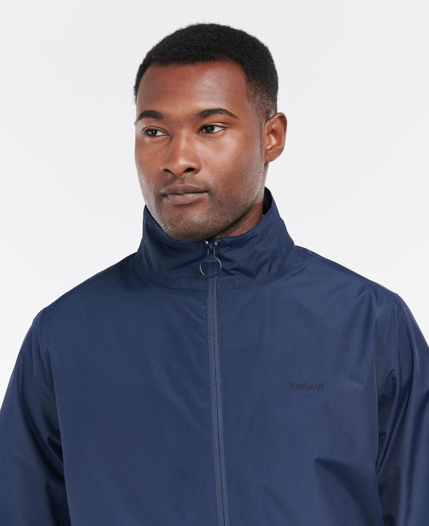 Barbour Navy Korbel Waterproof Jacket