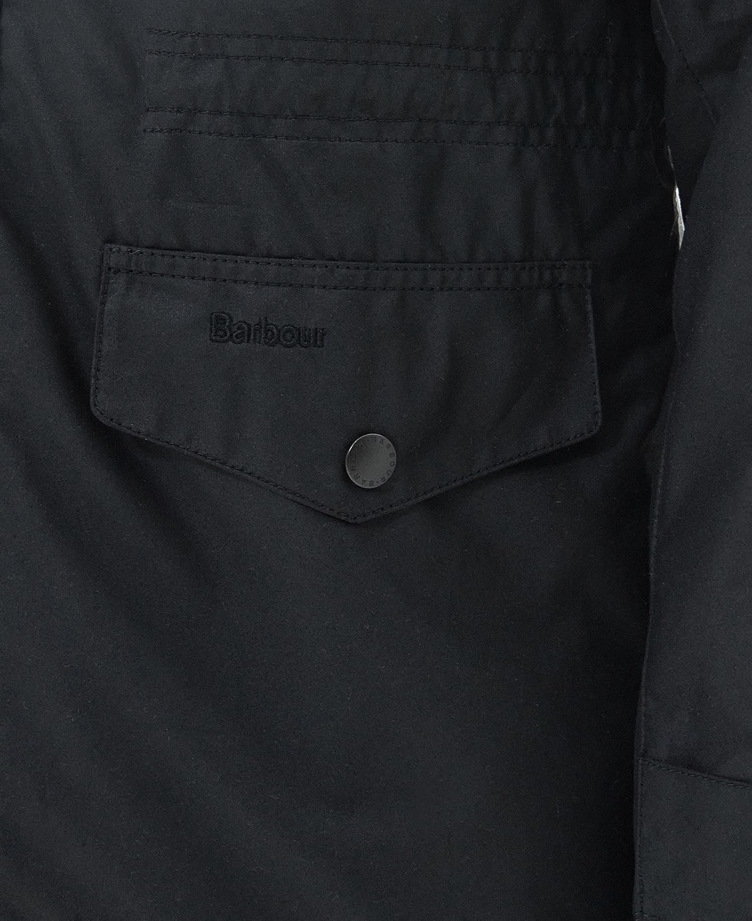 Barbour Sapper Wax Jacket Black