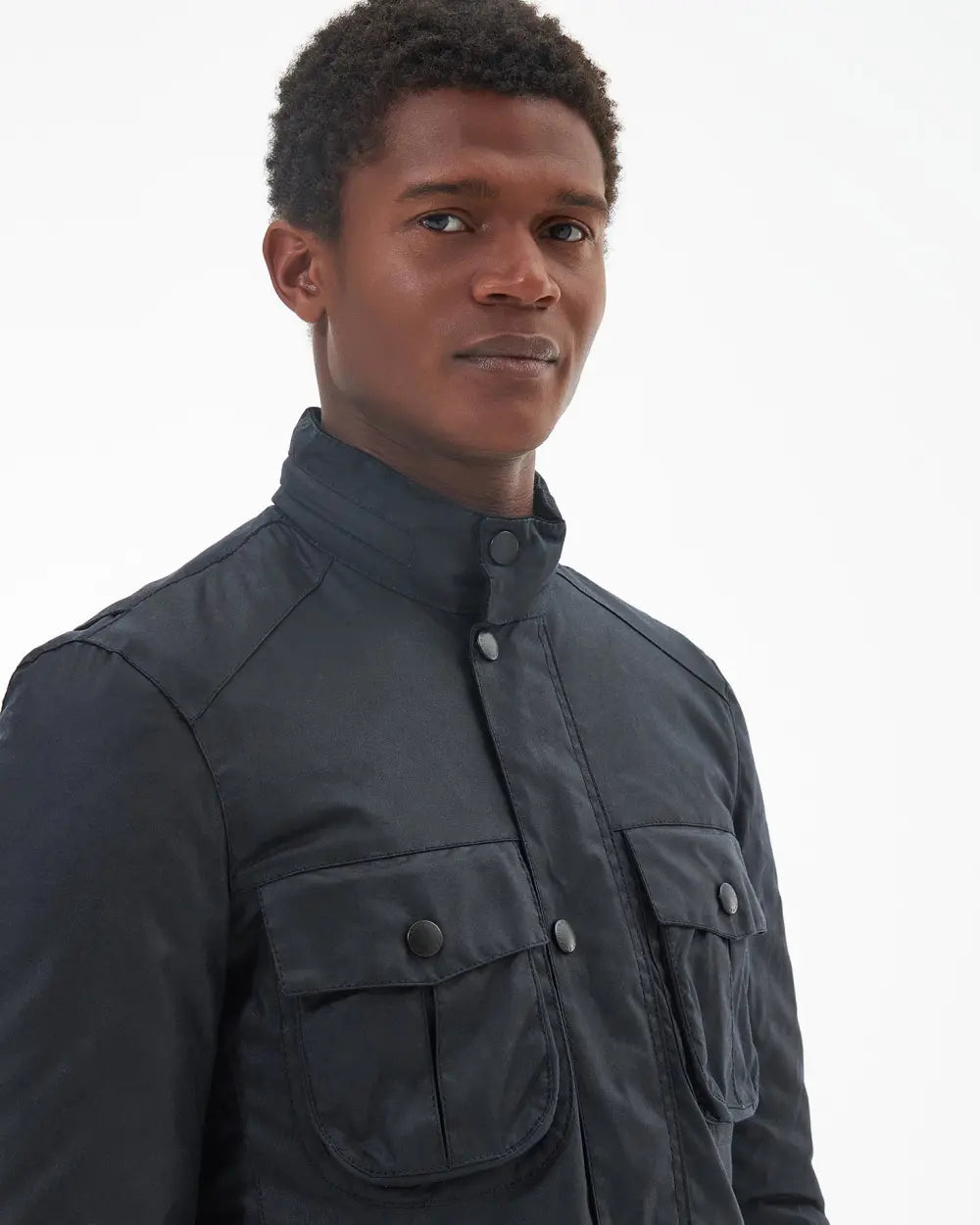 Navy Corbridge Wax Jacket