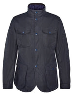Load image into Gallery viewer, Navy Ogston Wax Jacket
