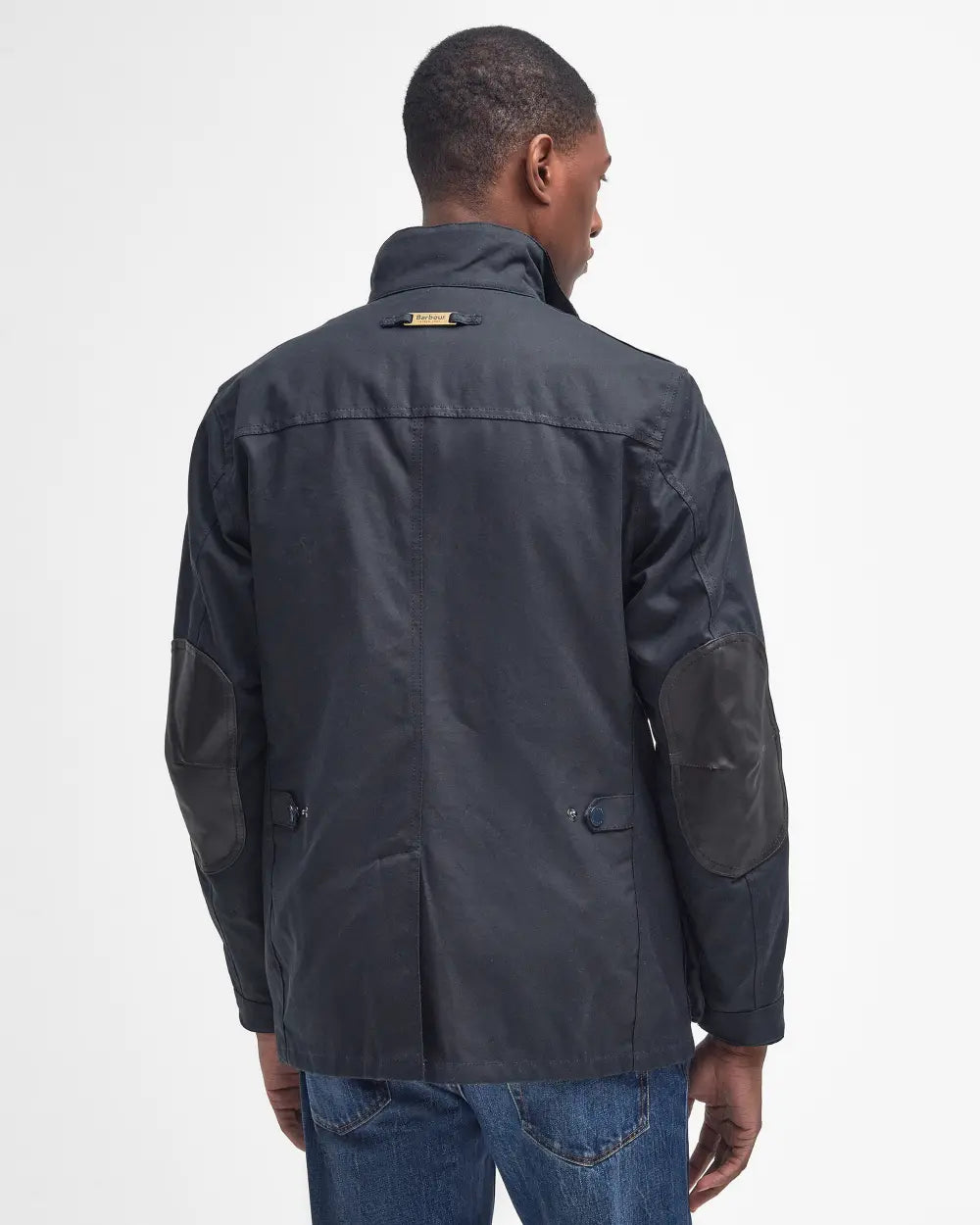 Navy Ogston Wax Jacket