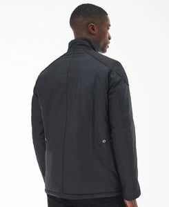 Barbour International Lockseam Wax Jacket Black