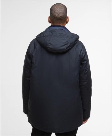 Navy Modern Beaufort Waxed Jacket