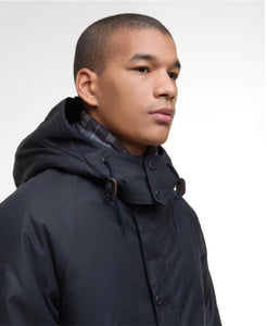 Navy Modern Beaufort Waxed Jacket