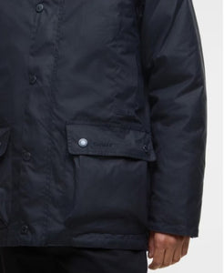 Navy Modern Beaufort Waxed Jacket