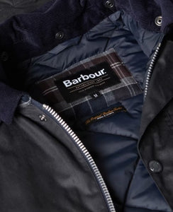Navy Modern Beaufort Waxed Jacket