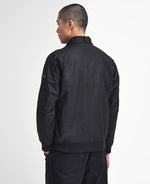 Load image into Gallery viewer, Barbour Black International Craggan Waxed Jacket
