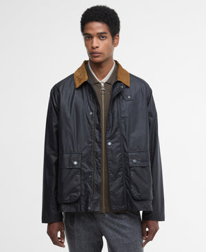 Navy Bedale Waxed Jacket