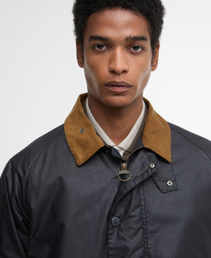 Navy Bedale Waxed Jacket