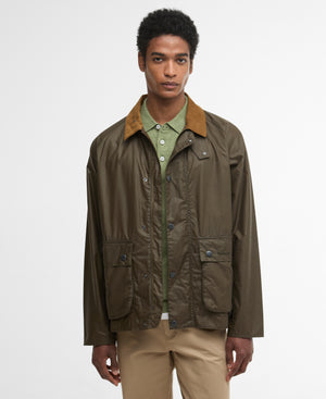 Olive Bedale Waxed Jacket