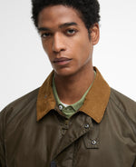 Load image into Gallery viewer, Olive Bedale Waxed Jacket
