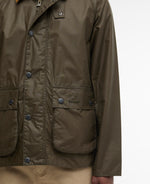 Load image into Gallery viewer, Olive Bedale Waxed Jacket
