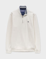 Load image into Gallery viewer, Cream Classic Half Zip Sweatshirt
