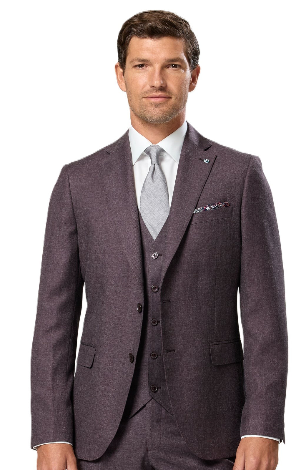 Plum Suit Jacket Regular Length