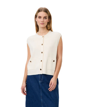 Cream Lossan Cardigan