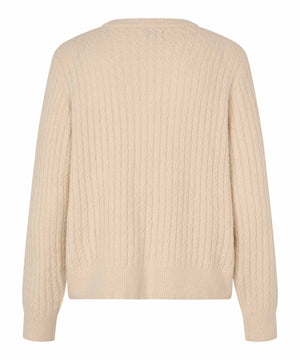 White Leryntha Cardigan