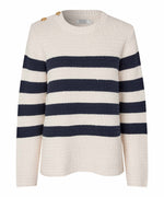 Load image into Gallery viewer, Off White Striped Jumper
