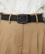 Load image into Gallery viewer, Black Rivula Belt
