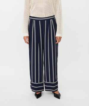 Navy Pattys Trousers