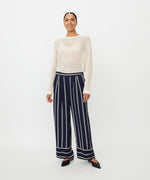 Load image into Gallery viewer, Navy Pattys Trousers
