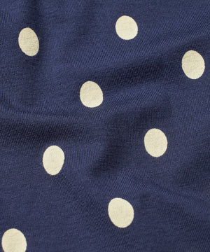 Navy Polka Dot Dress