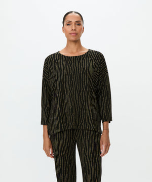 Black Bralyn Jersey Top