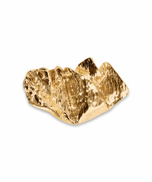 Gold Rilke Brooch