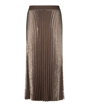 Gold Pleated Sanai Skirt